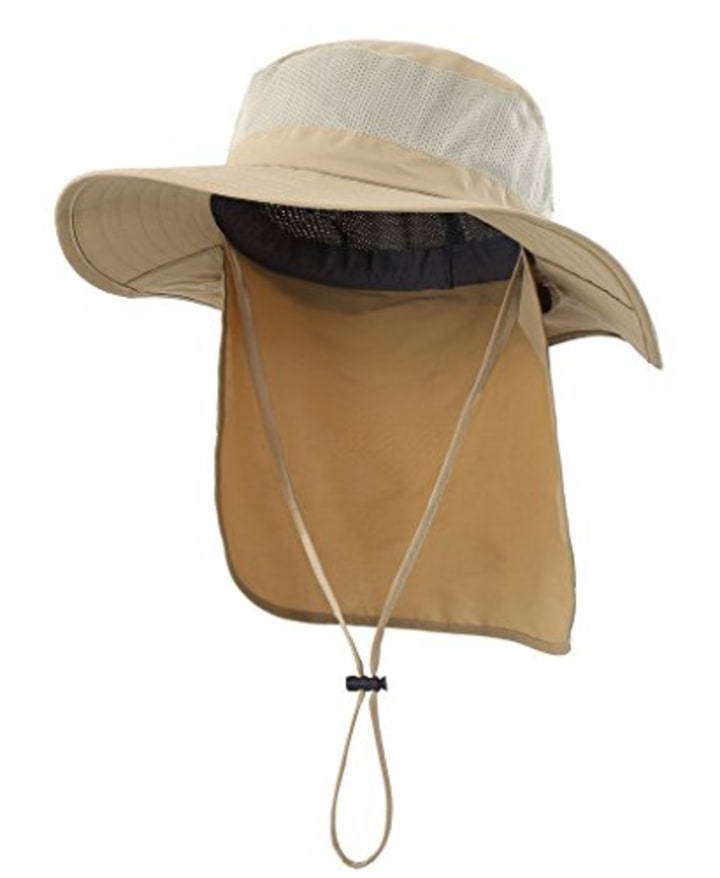 SPF Sun Hat with Neck Flap