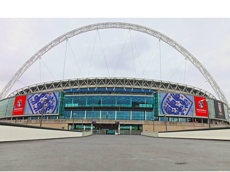 See a football match at Wembley Stadium