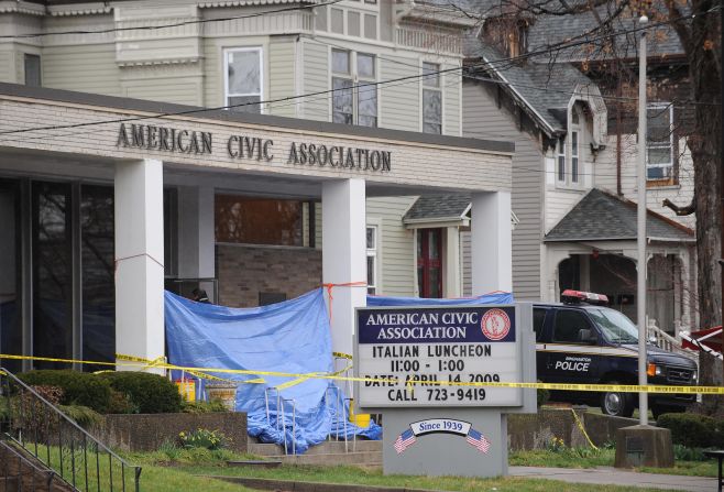 Jiverly Wong shot and killed 13 people at the American Civic Association in Binghamton, New York, before turning the gun on himself in April 2009, police said. Four other people were injured at the <a href="http://www.cnn.com/2009/CRIME/04/08/ny.shooting/index.html?iref=allsearch" target="_blank"