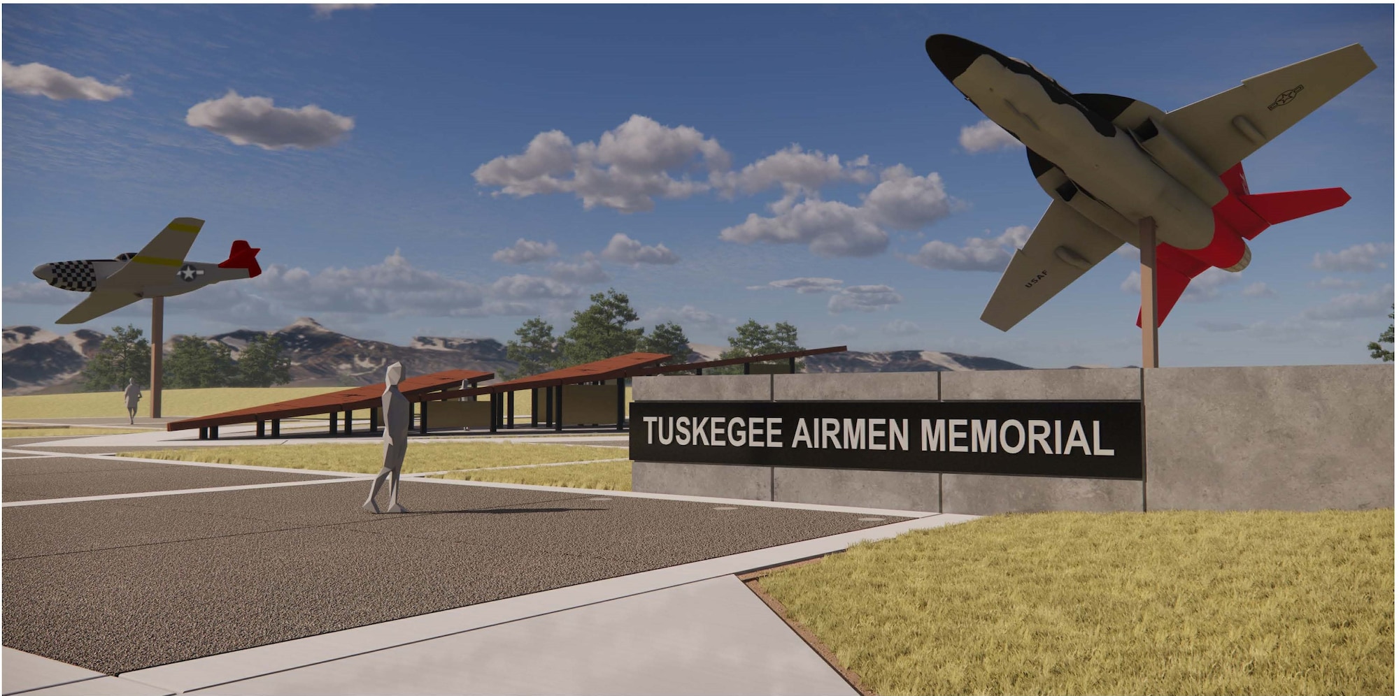 A new memorial overlooking Davis Airfield is planned to honor Tuskegee Airmen and perpetuate their legacy