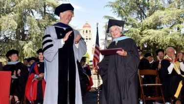 105-year-old woman finishes Stanford University Master's degree after over 80 years