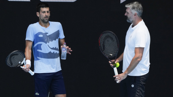 Ivanisevic (r.) coachte Djokovic viele Jahre lang und nahm dessen Launen mit Humor: „Wir sind dafür da, geschlagen zu werden“