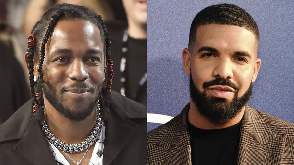 Kendrick Lamar (links) hat den Pulitzer-Preis gewonnen – das hat Drake (rechts) zwar nicht. Dafür wurden seine Songs so oft gestreamt wie von keinem anderen Rapper.