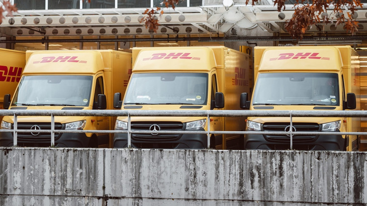 Allein das Unternehmen DHL liefert 6,3 Millionen Pakete je Werktag.