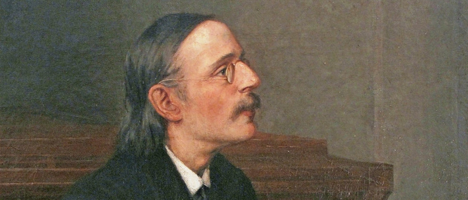 Bildnis des Künstlers nach seinem Tod: Das Porträt von Peter Cornelius fertigte die Malerin Julia Schily-Koppers um 1892 an.