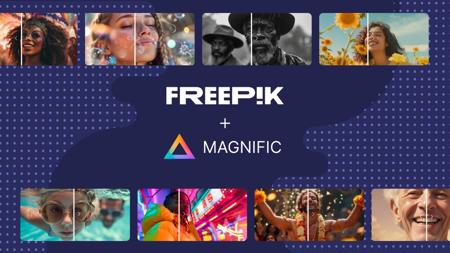 Freepik y Magnific: buenos por separado, mejores juntos