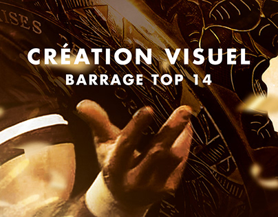 Création visuel - barrage TOP 14