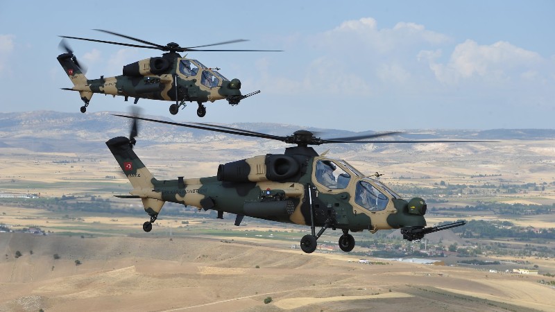 Турция задействовала в Африне вертолет собственного производства Atak