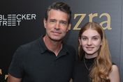 Scott Foley and guest attend Bleeker Street's "Ezra" New York Premiere at DGA Theater on May 30, 2024