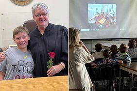 11-year-old, Luke Kissinger, invites classmates to watch as his adoption gets finalized