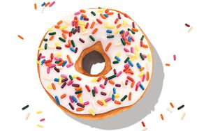 Dunkin' Vanilla Frosted with Sprinkles Donut