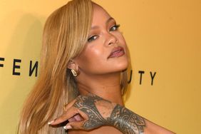 Rihanna Celebrates New Product Launch For Her Fenty Beauty Brand at 7th Street Studios on April 26, 2024 in Los Angeles, California. 