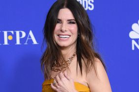 Sandra Bullock poses in the press room during the 77th Annual Golden Globe Awards