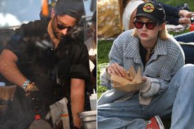 EXCLUSIVE: Supermodel Gigi Hadid savors a Philly Cheesesteak prepared by her boyfriend, actor Bradley Cooper