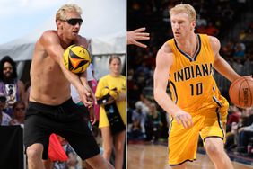 Chase Budinger playing volleyball and basketball