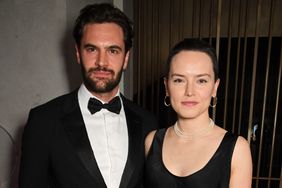 Tom Bateman and Daisy Ridley attend the BFI Luminous Fundraising Gala on September 29, 2022 in London, England.