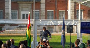 President of Togo speaking