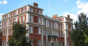 Marlborough House, the international headquarters of the Commonwealth Secretariat and Commonwealth Foundation, in London, UK