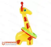 Детский кольцеброс одинарный «Жираф»