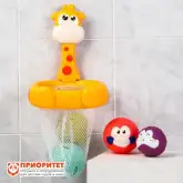 Набор игрушек для ванны «Жирафик-баскетбол»