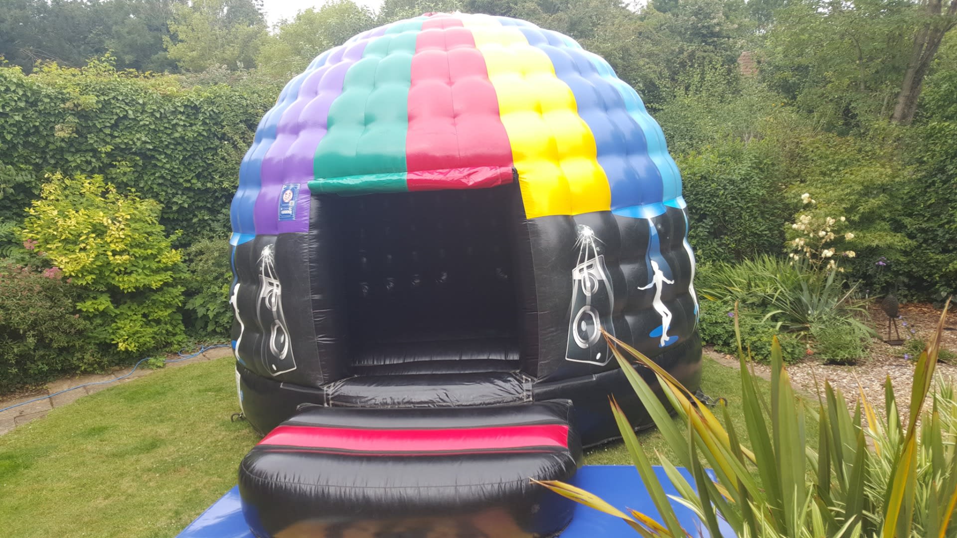 Disco Dome Party Pod With Disco Light And Speaker In A Garden In Bourne