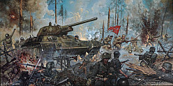 Бой за Ржев. август 1942г Бой в городском лесу. Ржевская мясорубка. 