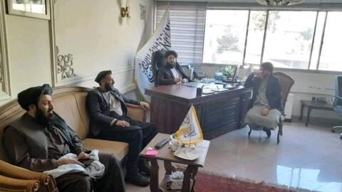 دیپلمات‌های طالبان در سفارت افغانستان در تهران