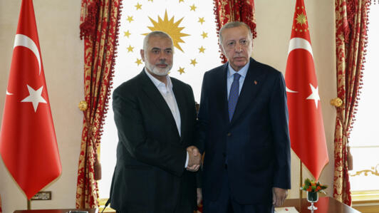 شنبۀ گذشته ۲۰ آوریل اسماعیل هنیه، رئیس دفتر سیاسی جنبش حماس، در رأس هیئتی وارد ترکیه شد و با رجب طیب اردوغان، رئیس جمهور آن کشور، دیدار کرد.