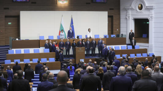 Le Parlement bulgare, à Sofia, en avril 2024.