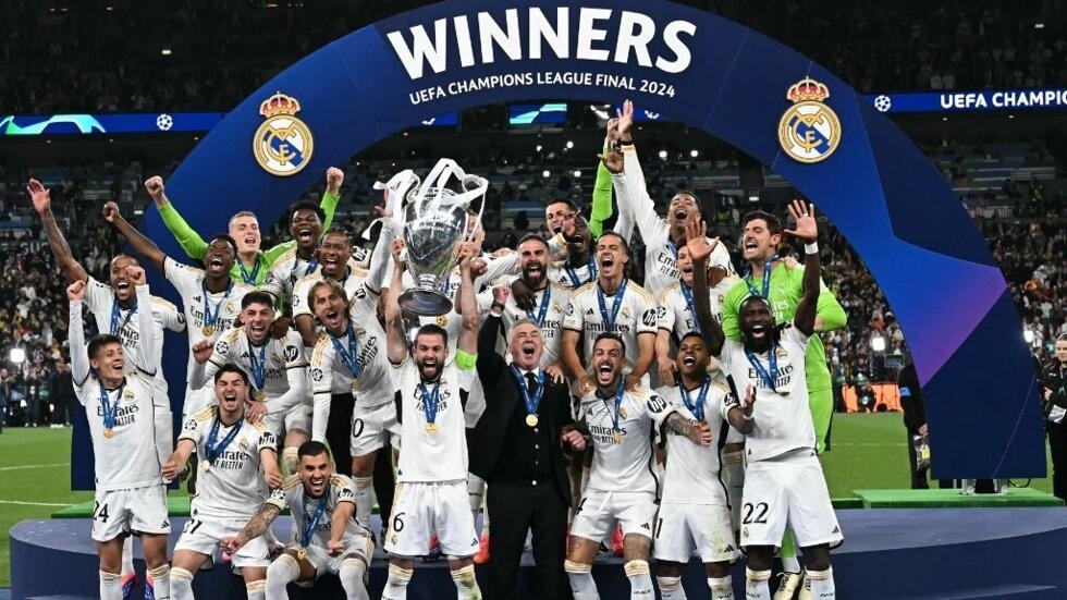 Real Madrid conquistou a Liga dos Campeões europeus.