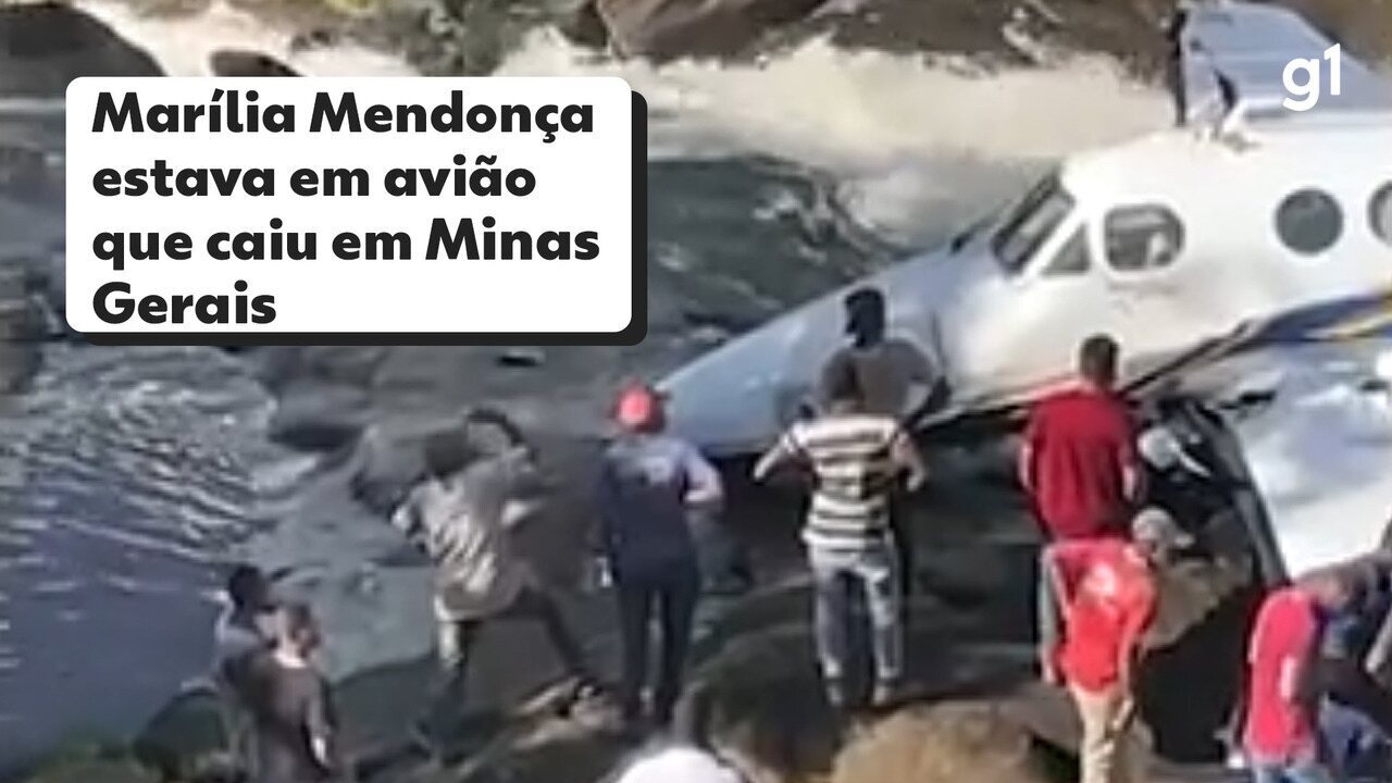 Avião de pequeno porte cai no interior de Minas Gerais