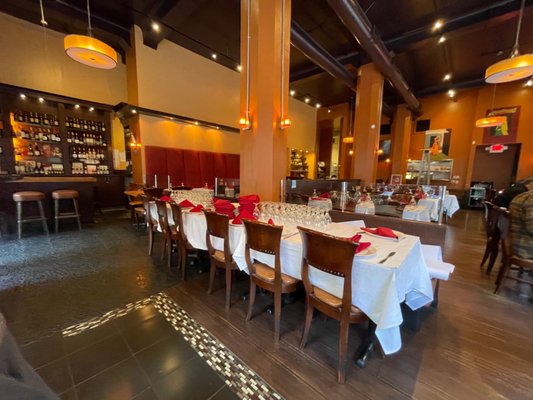 Photo of North India Restaurant - San Francisco, CA, US. Interior (2/6/22 at 2pm on a Sunday)