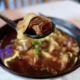 Chongqing Style Roast Pork Intestine Noodle Soup