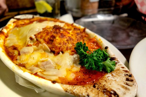 Photo of Gambino's Italian Grill - Fairhope, AL, US. My wife always enjoys the Lasagna at Gambino's Italian Grill.  She'll eat light in anticipation of feasting on their Lasagna for dinner.