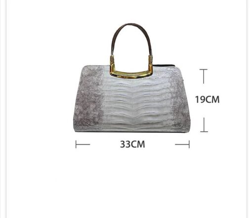 Túi xách nữ hàng hiệu chất liệu da bò vân cá sấu -STX359