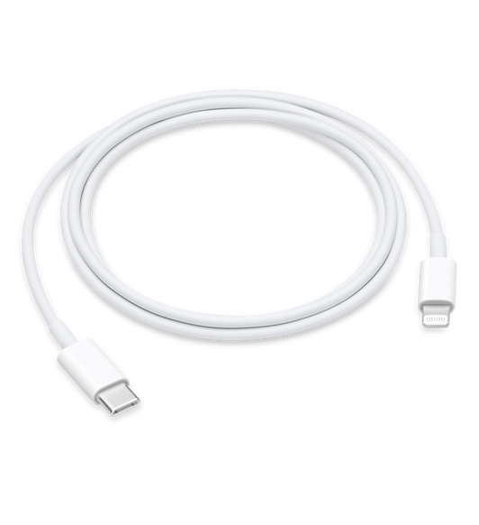 1 metre uzunluğundaki USB-C - Lightning kablosu, Lightning konnektörlü aygıtlarınızı USB-C veya Thunderbolt 3 (USB-C) özellikli Mac’inize bağlayarak eşzamanlamanıza ve şarj etmenize imkan tanıyor.