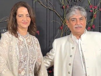 Zaheer Iqbal’s parents twin in white at their son’s reception with Sonakshi Sinha