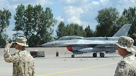 جنگنده F-16 نیروی هوایی لهستان