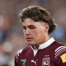 Reece Walsh was concussed in the State of Origin series opener.