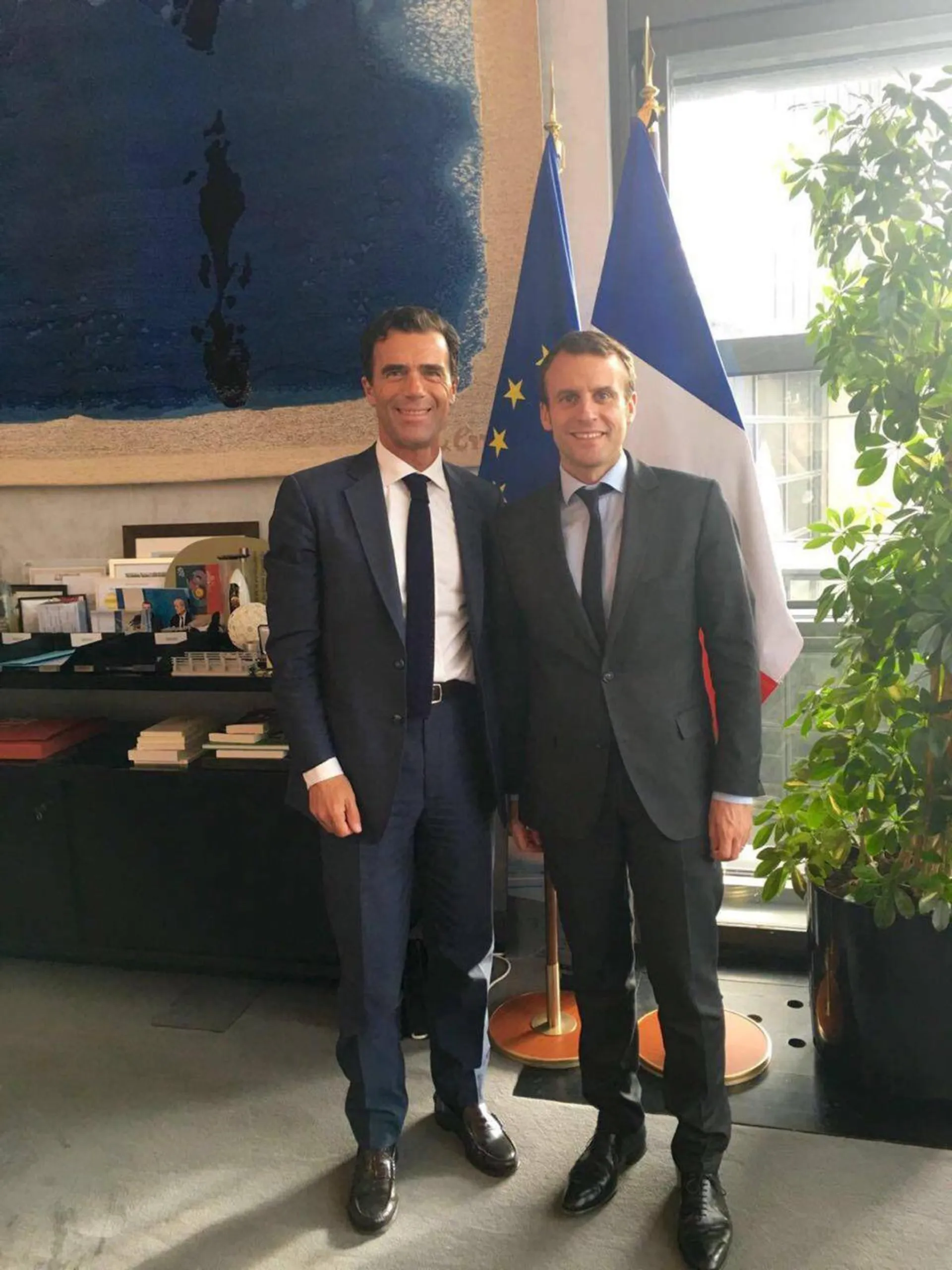 Sandro Gozi (qui con Emmanuel Macron)