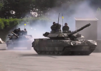 Украинский танковый взвод принял участие в начавшихся на полигоне в немецком Графенвере международных соревнованиях Strong Europe Tank Challenge 2018
