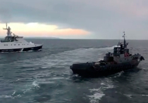 Пресс-секретарь президента России Дмитрий Песков назвал "очень серьезной провокацией" события в Керченском проливе с участием трех военных кораблей Украины