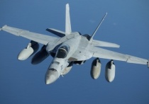 Сегодня над нейтральными водами Балтийского моря истребитель НАТО F-18 попытался приблизиться к самолету, в котором находился министр обороны России Сергей Шойгу