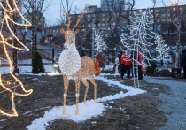 Волшебный городок, созданный по мотивам сказки «Снежная королева» появился во Владивостоке