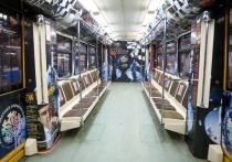На Сокольнической линии метро появился новый брендированный поезд «Шахматы»
