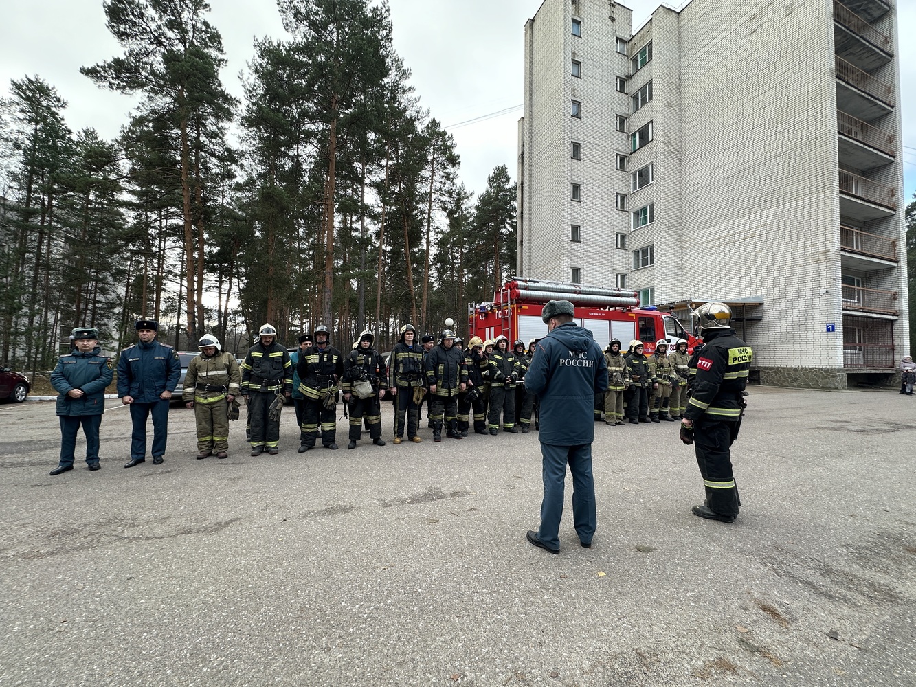 В санатории "Русский лес" в Собинском районе прошли учения МЧС