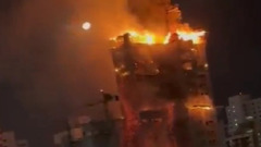 В Бразилии загорелся 28-этажный небоскреб: видео грандиозного пожара
