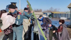 МЧС России показало видео оказания помощи жителям подтопленных территорий