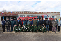 В деревне Испуханы состоялось торжественное открытие Добровольной пожарной команды