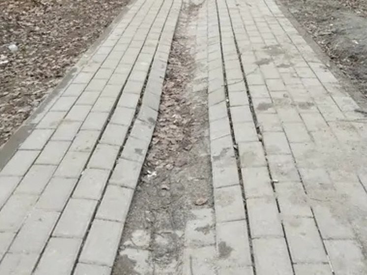 Жители ярославского двора просят заменить им плитку